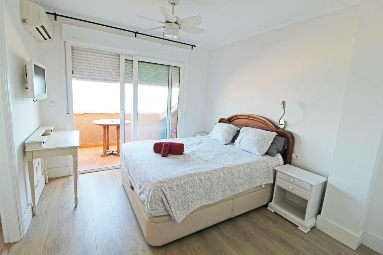 Apartamento Ático duplex de lujo frente al mar 1ª linea playa El Campello Exterior foto
